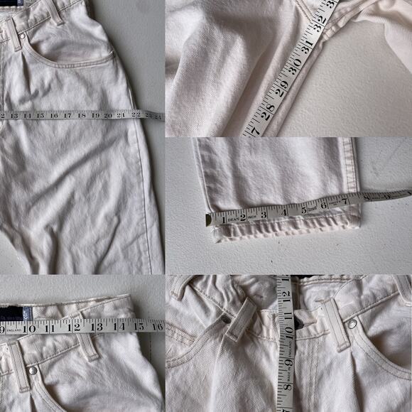 Vtg 90's Levis Silvertab Baggy Pleated Jeans Tagged W32 L32 USA Skater Grunge - Picture 8 of 9